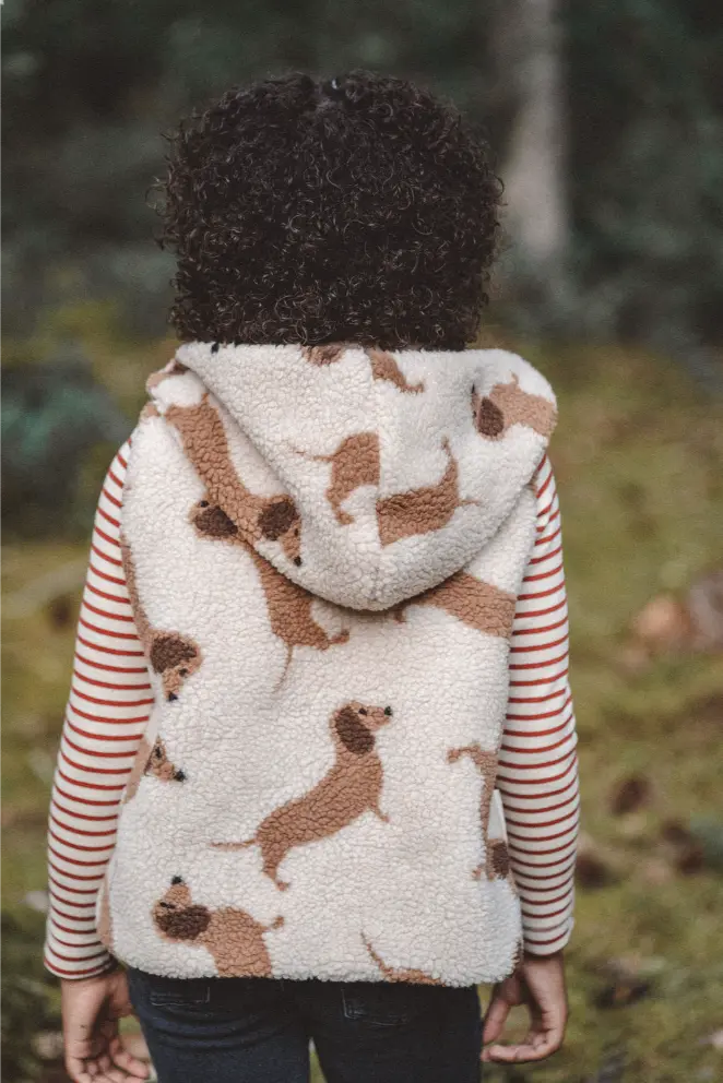 Teddyweste Kinder Dackel