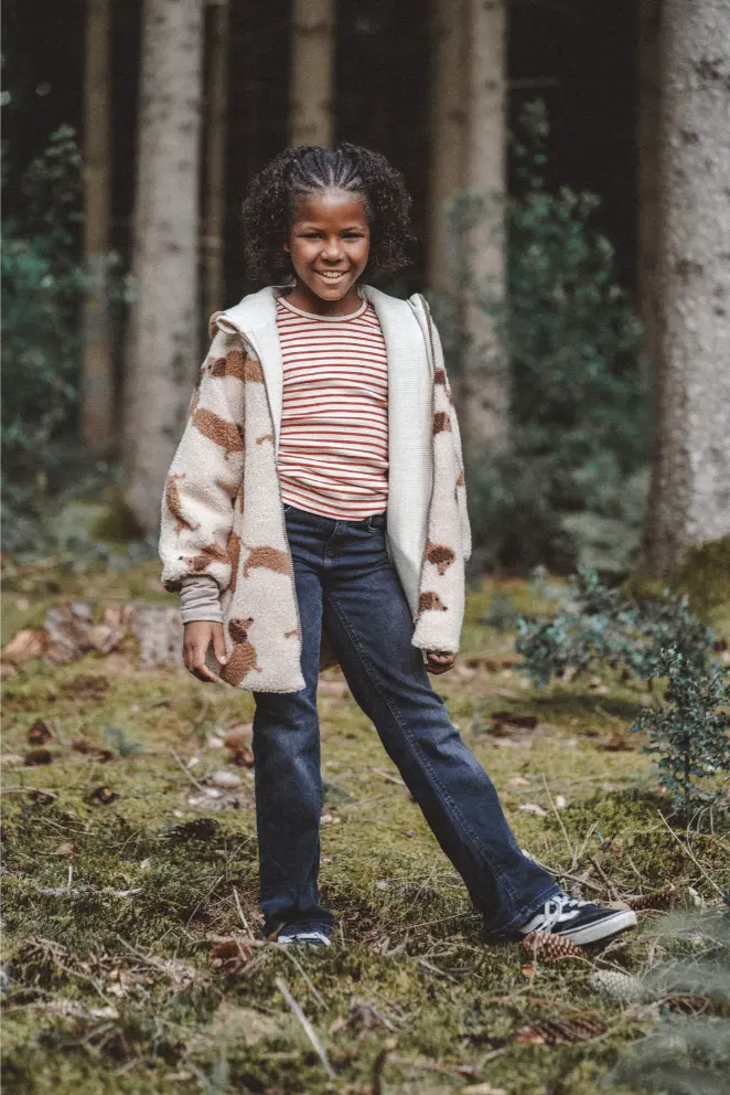 Teddyjacke Kinder Dackel