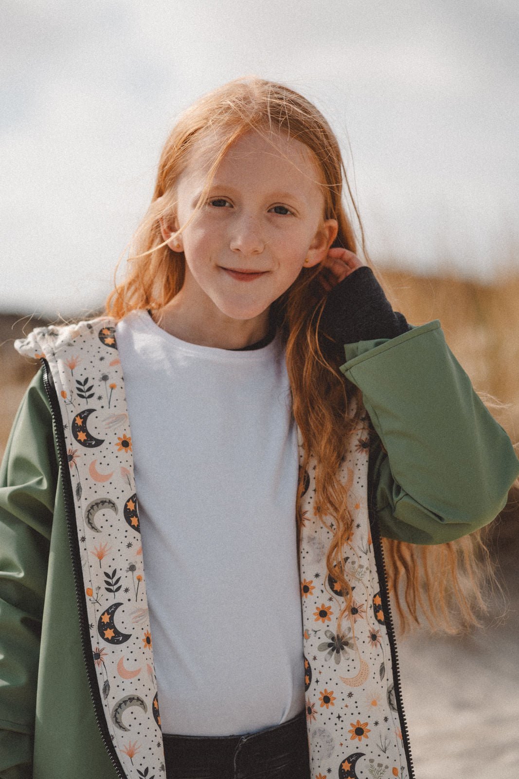 Regenjacke Eukalyptus / Boho Mond - Räuberkinder