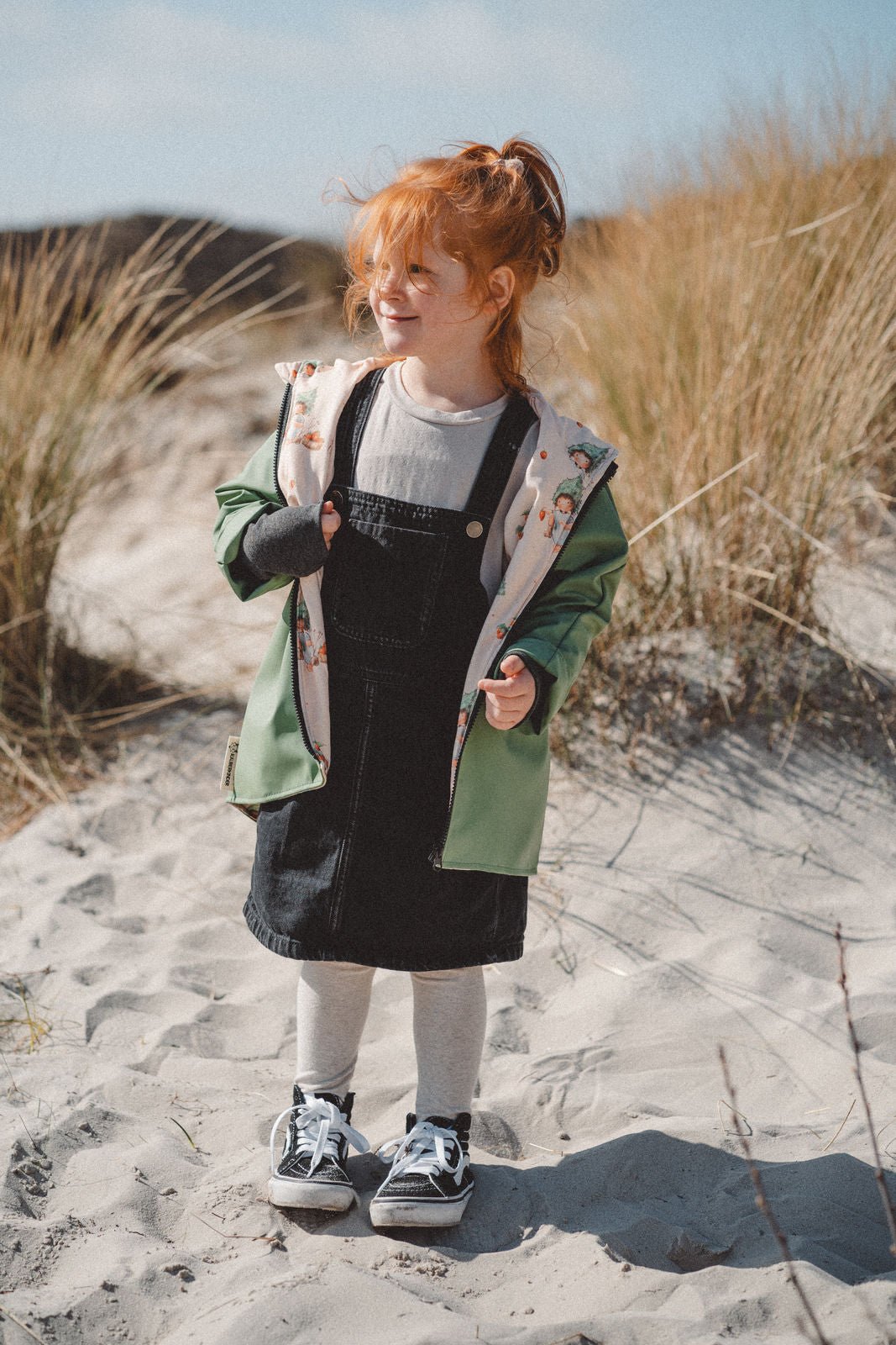 Regenjacke Eukalyptus / Erdbeermädchen - Räuberkinder
