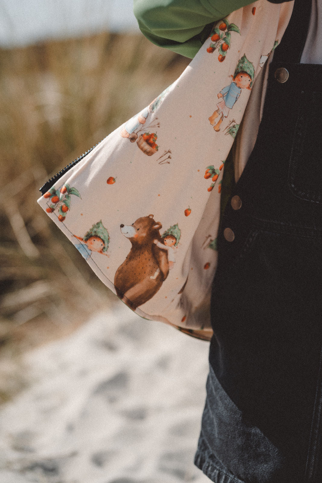 Regenjacke Eukalyptus / Erdbeermädchen - Räuberkinder