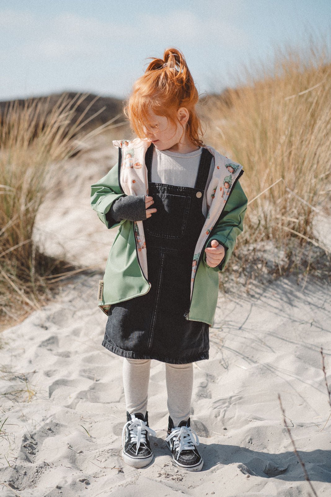 Regenjacke Eukalyptus / Erdbeermädchen - Räuberkinder