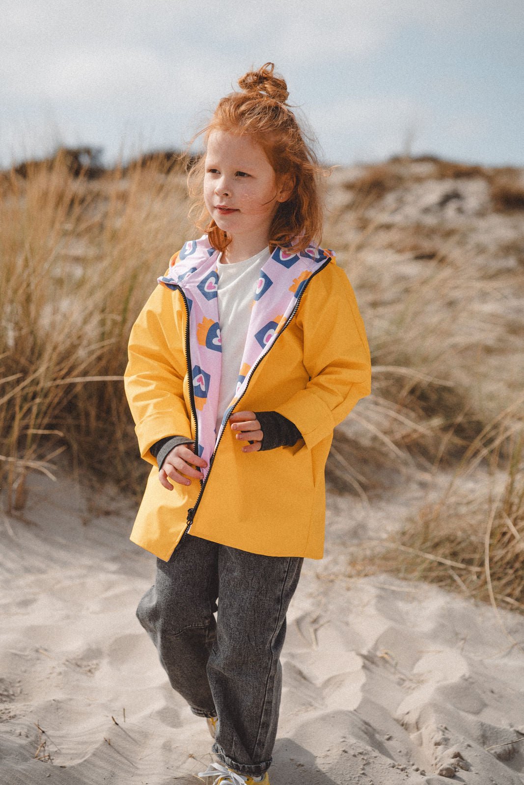 Regenjacke Gelb / Frittenliebe - Räuberkinder