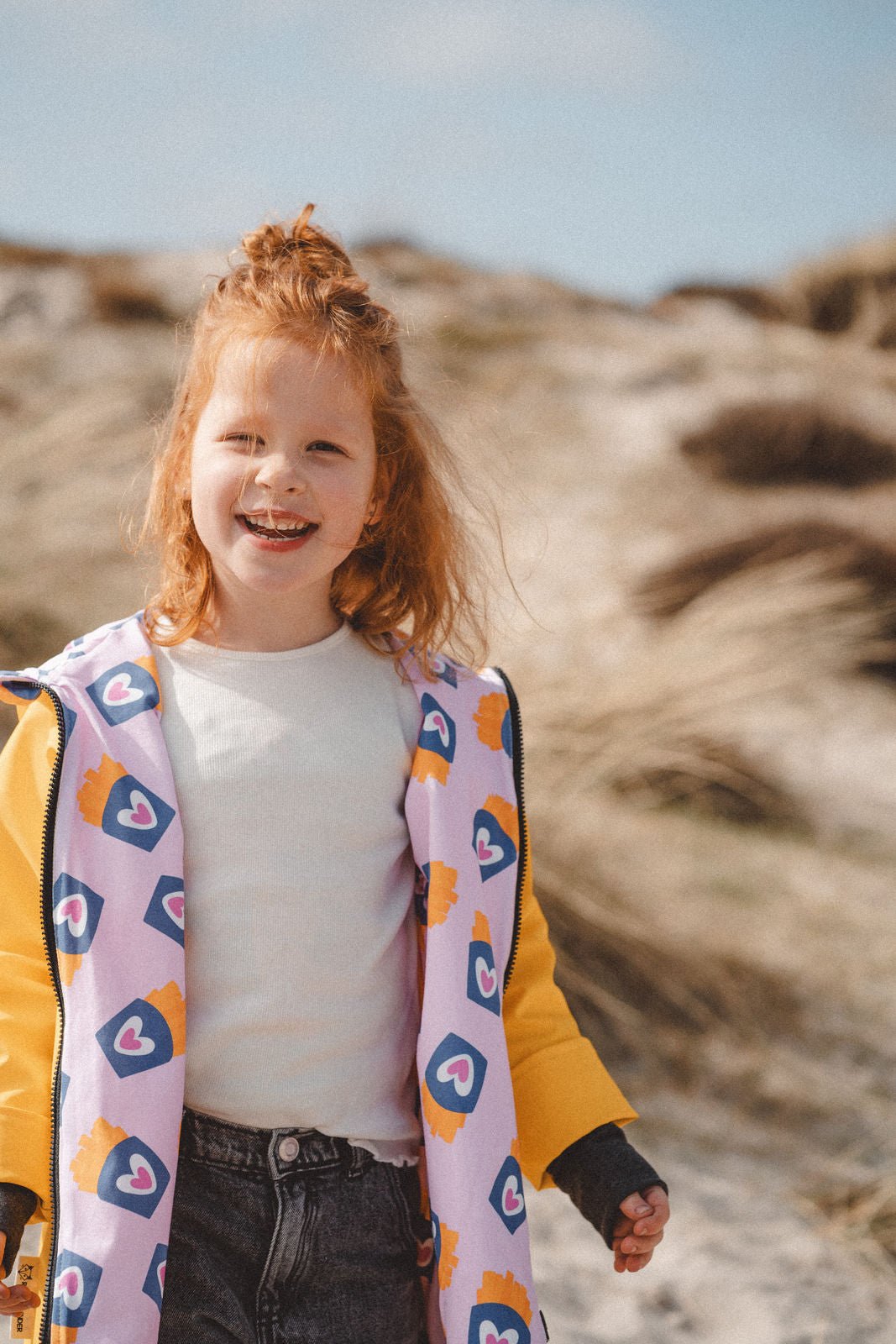 Regenjacke Gelb / Frittenliebe - Räuberkinder