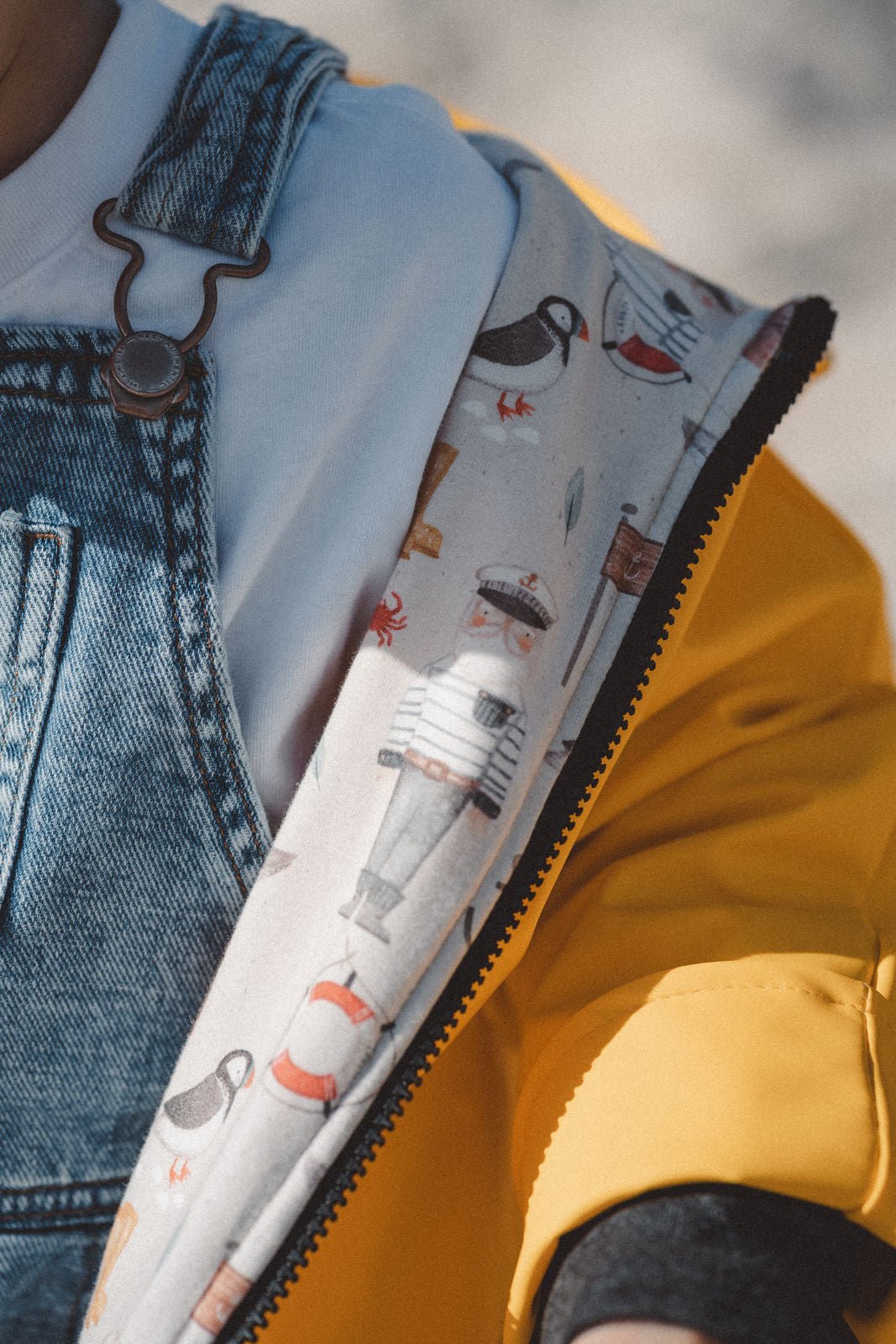 Regenjacke Gelb / Moin - Räuberkinder