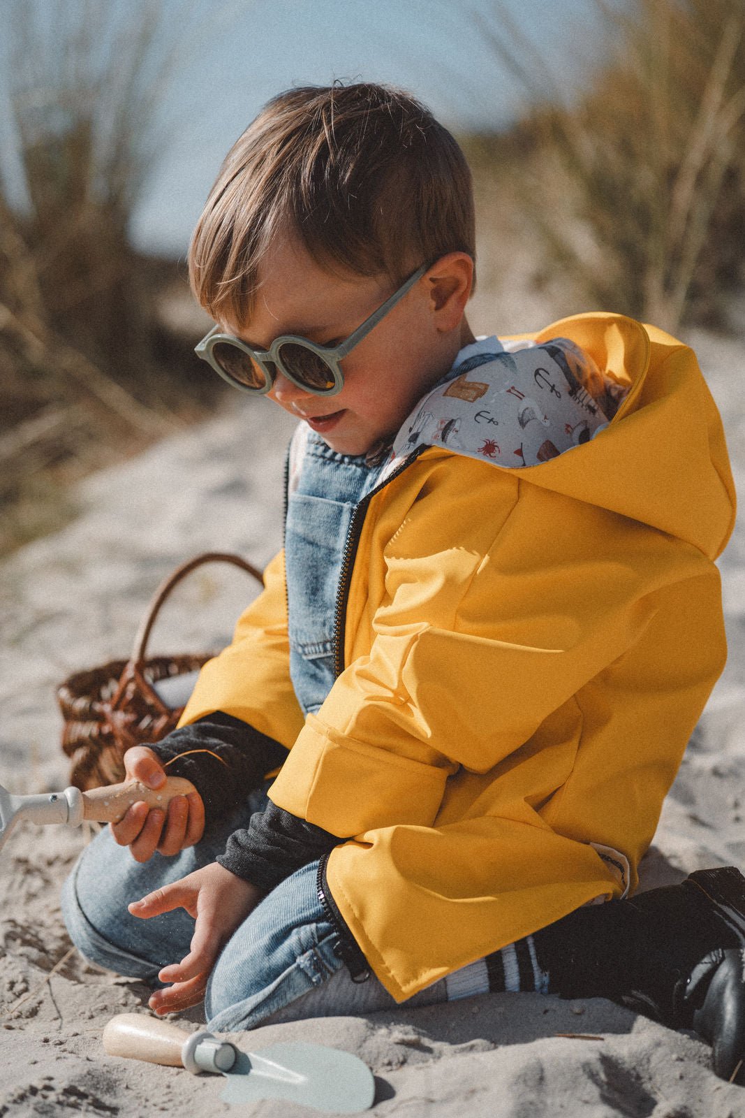 Regenjacke Gelb / Moin - Räuberkinder