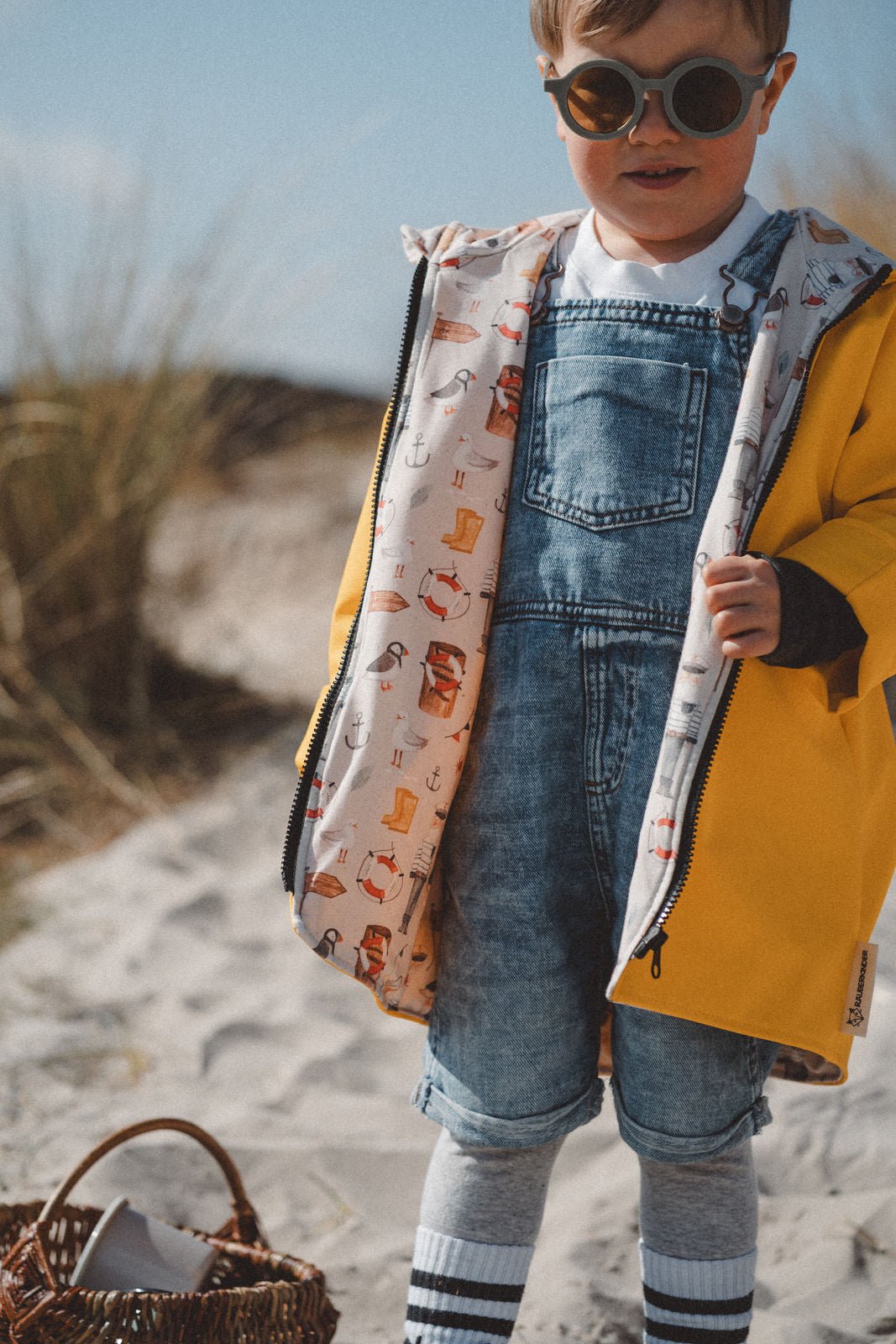 Regenjacke Gelb / Moin - Räuberkinder