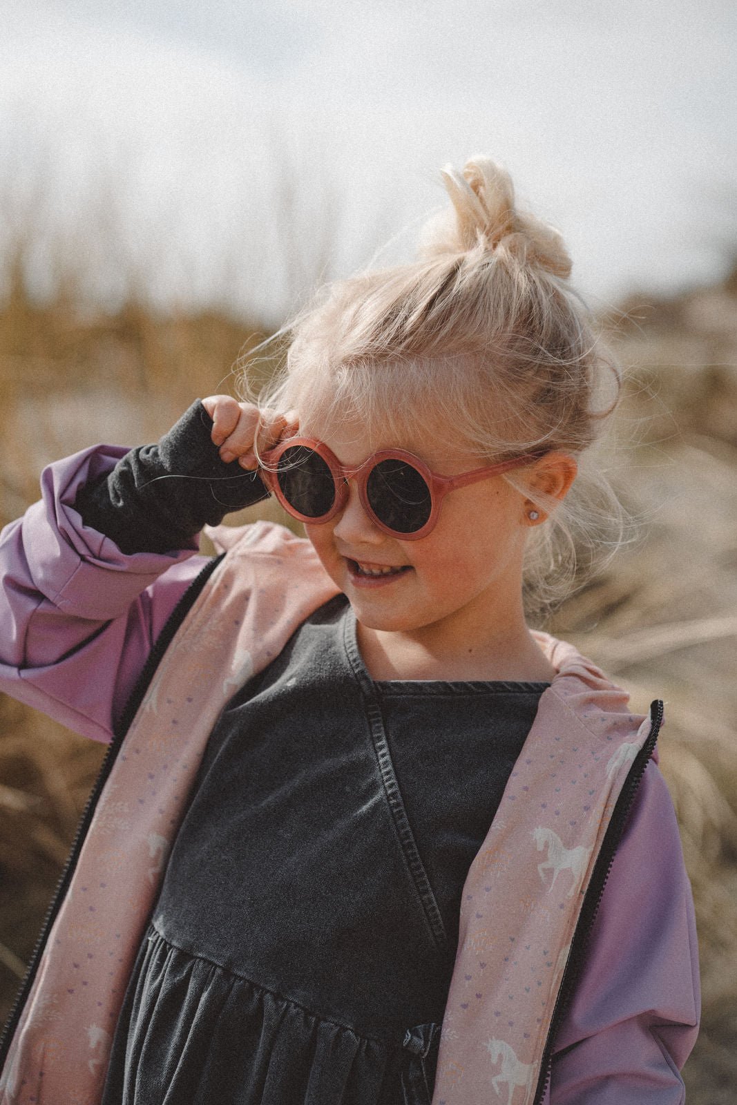 Regenjacke Mauve / Einhorn - Räuberkinder