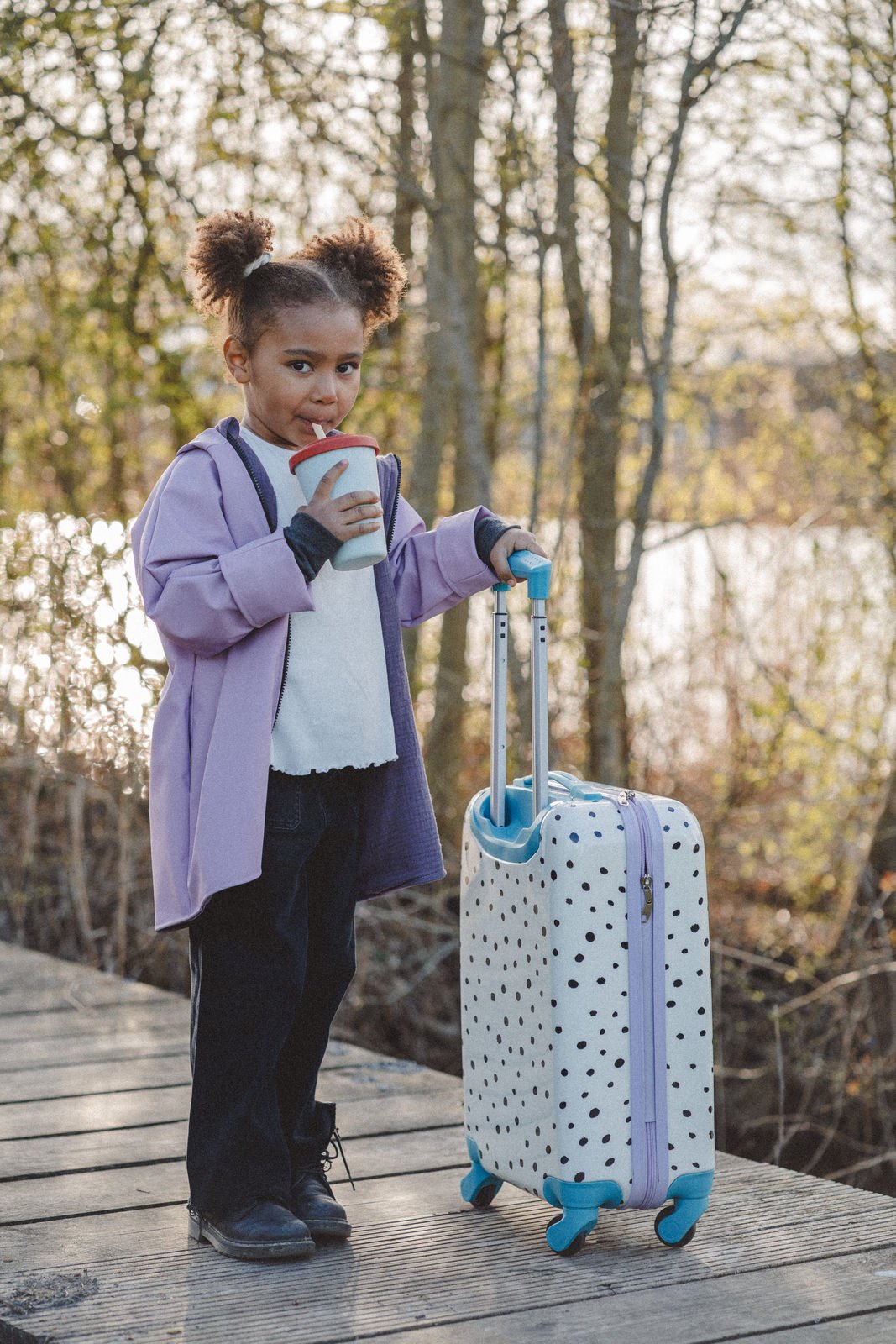 Regenjacke Mauve x Musselin - Räuberkinder