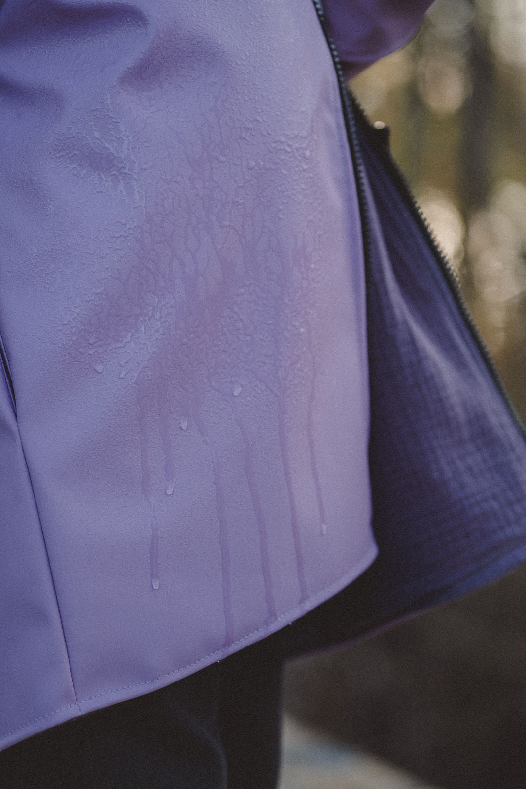 Regenjacke Mauve x Musselin - Räuberkinder