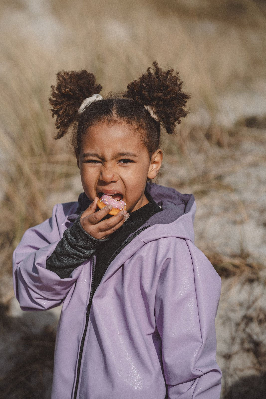Regenjacke Mauve x Musselin - Räuberkinder