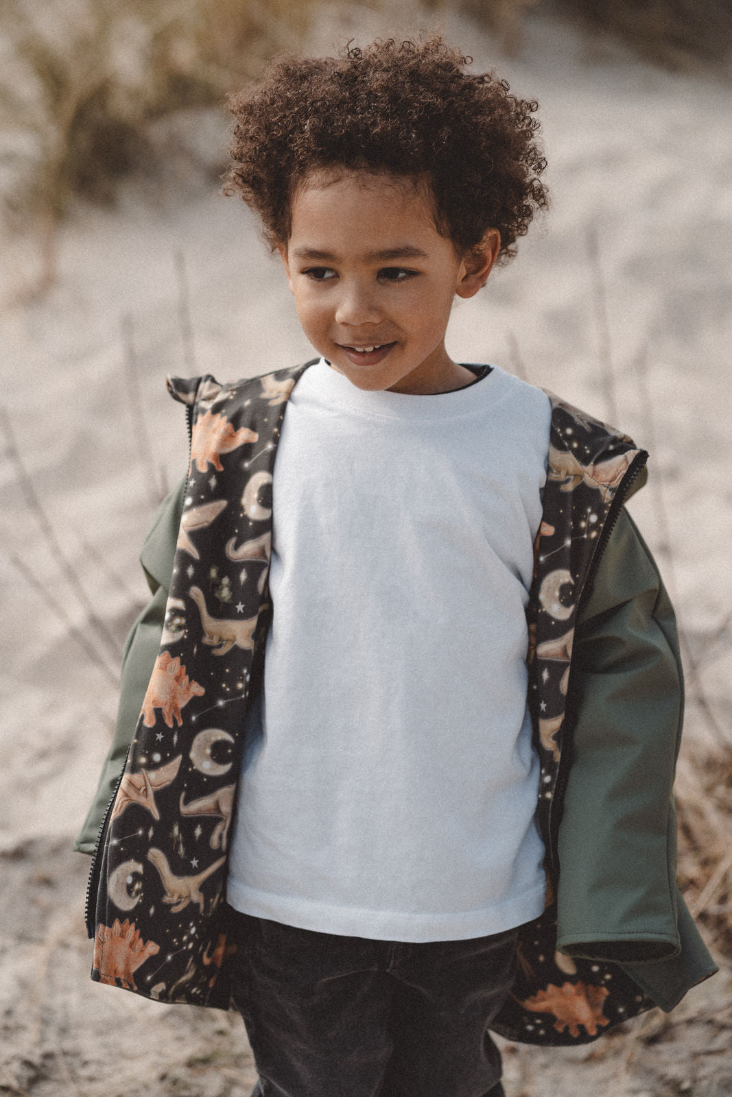 Regenjacke Olive / Dream - O - Saurus - Räuberkinder