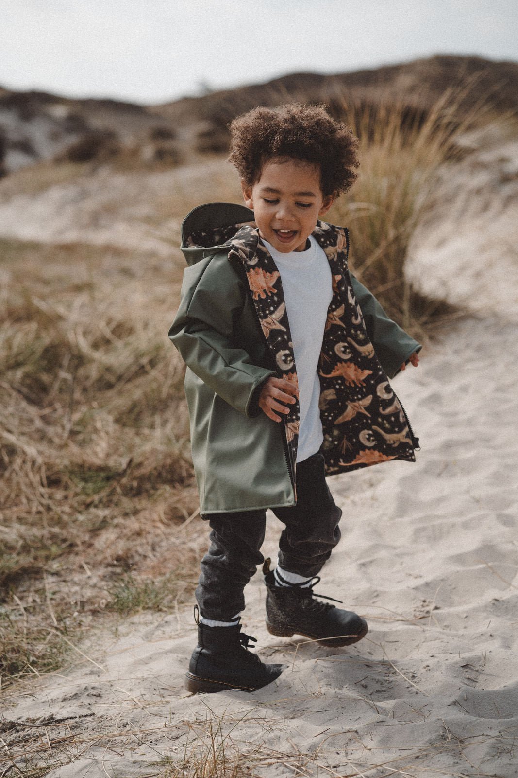 Regenjacke Olive / Dream - O - Saurus - Räuberkinder