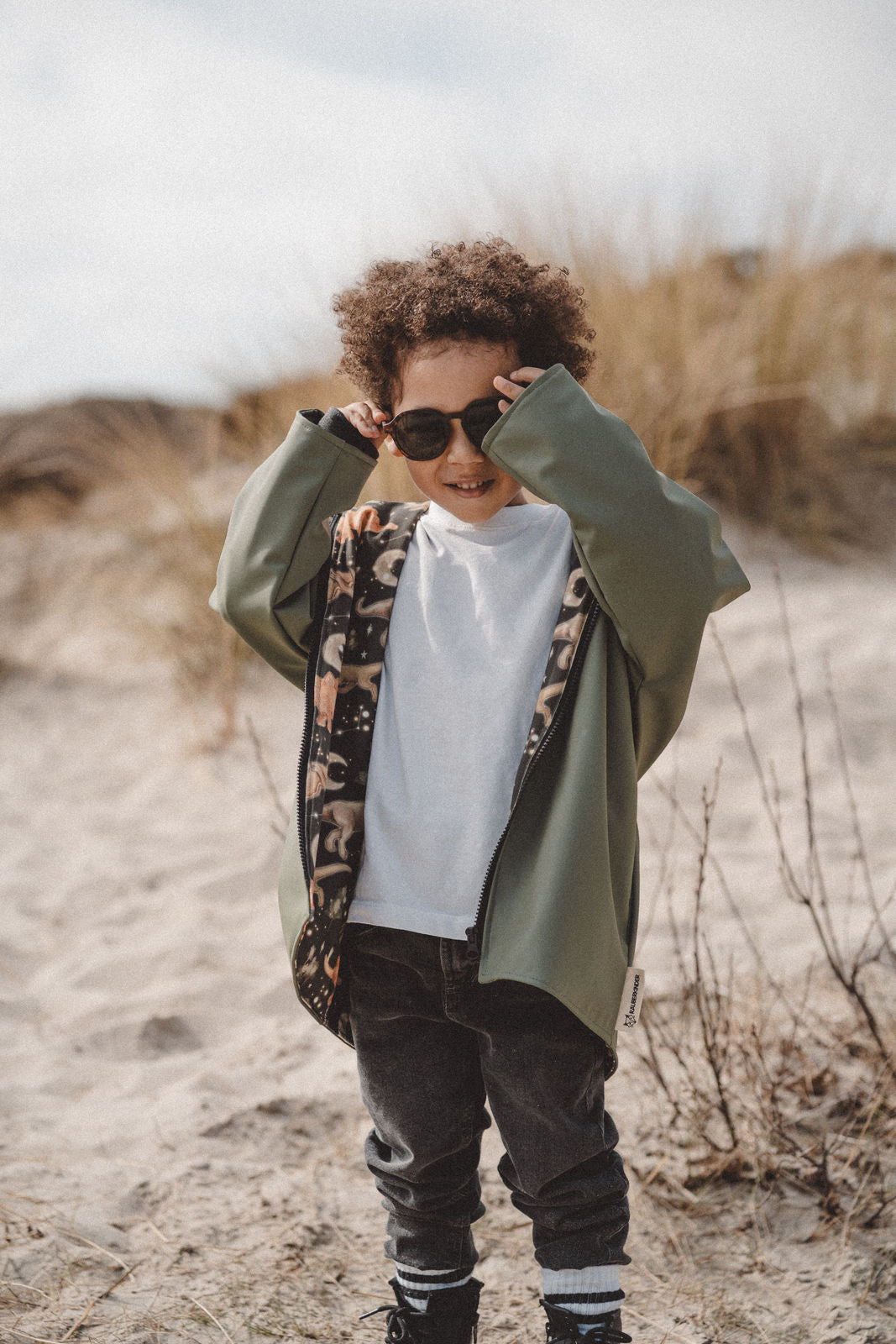 Regenjacke Olive / Dream - O - Saurus - Räuberkinder
