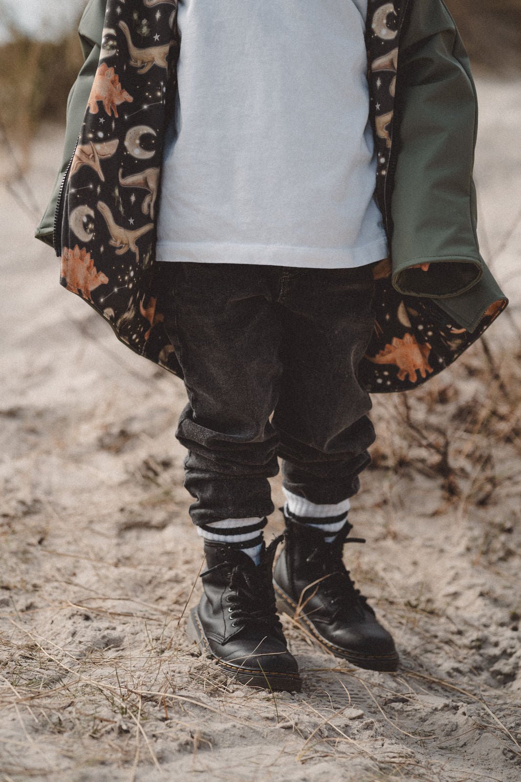 Regenjacke Olive / Dream - O - Saurus - Räuberkinder