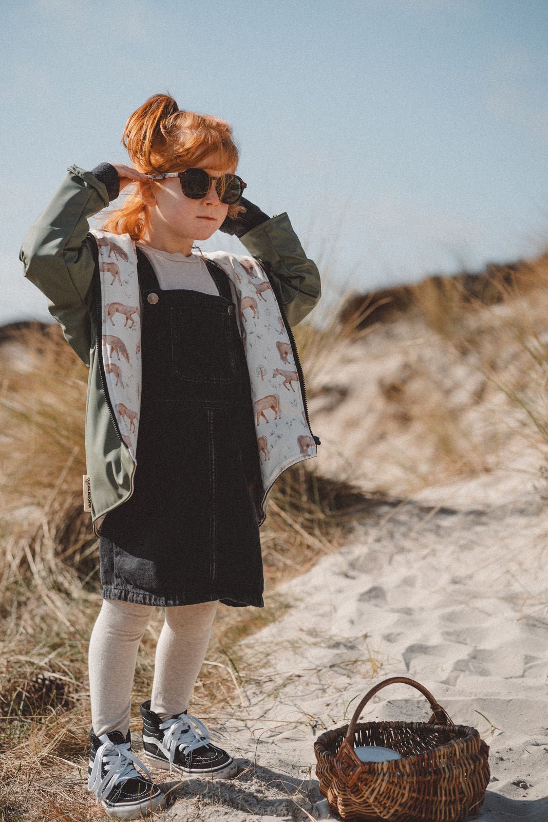 Regenjacke Olive / Pferdeliebe - Räuberkinder