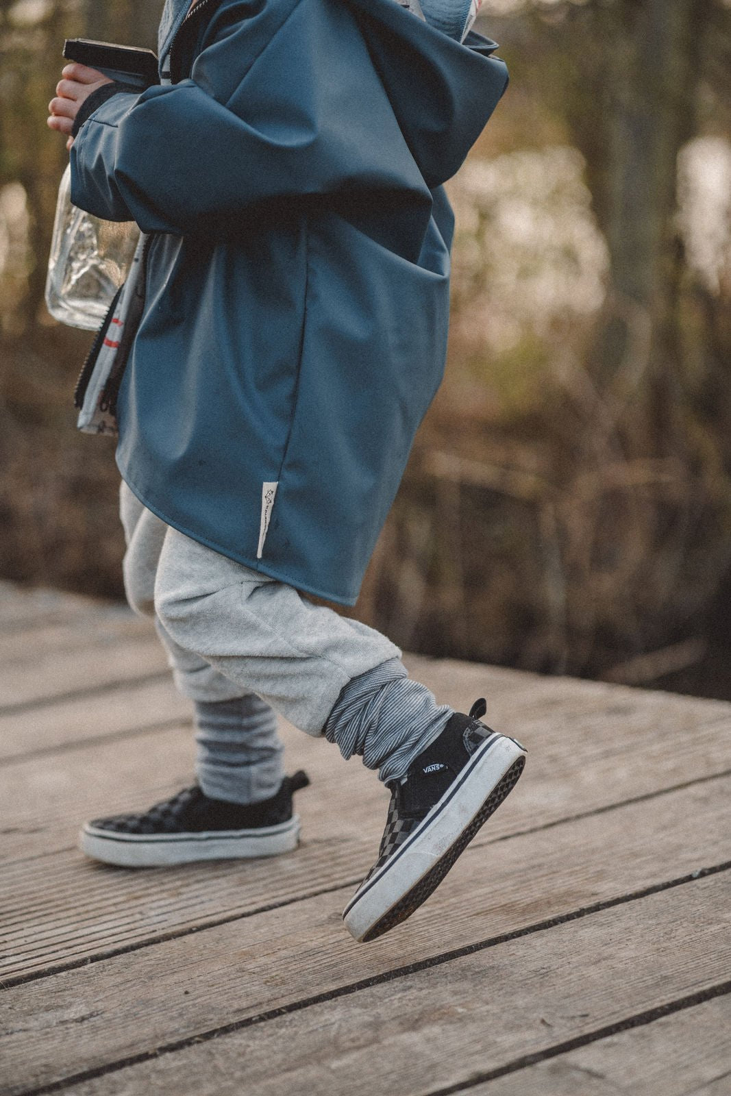 Regenjacke Rauchblau / Moin - Räuberkinder