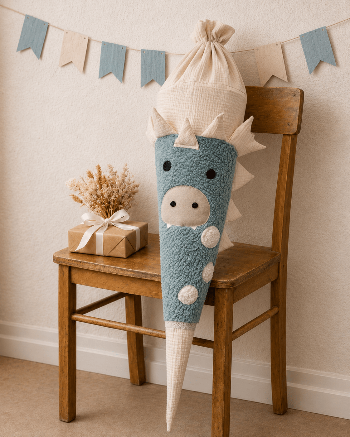 Schultüte Dino Teddyfell und mit Kissenfunktion - Schultüte - Räuberkinder 1