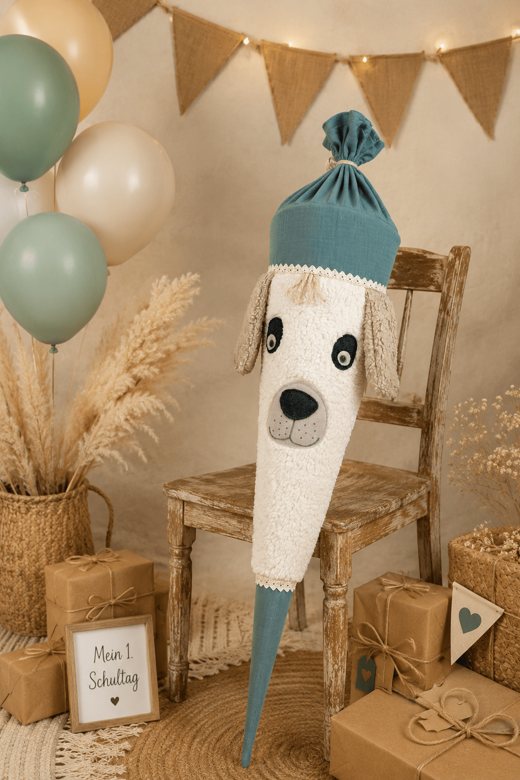 Schultüte Flauschiger Hund - Räuberkinder 1