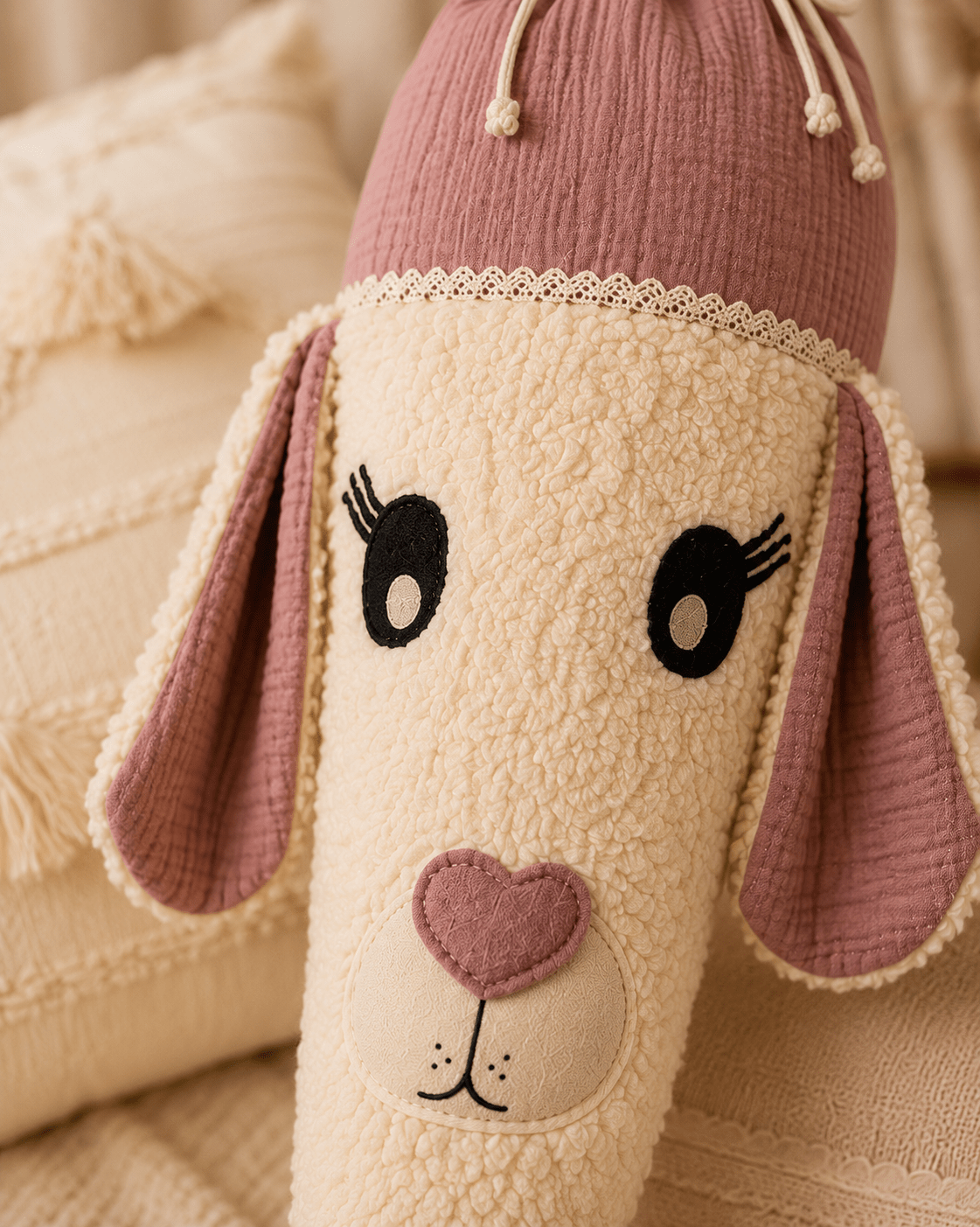 Schultüte Hase aus Teddyfell mit Kissenfunktion - Schultüte - Räuberkinder 3