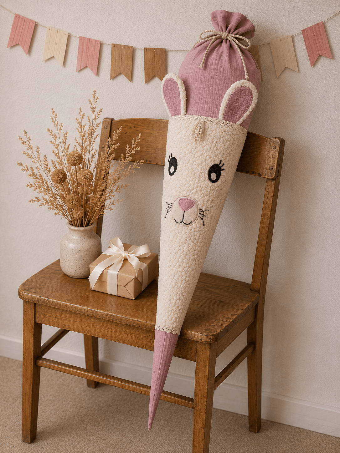 Schultüte Maus aus Teddyfell mit Kissenfunktion - Schultüte - Räuberkinder 1