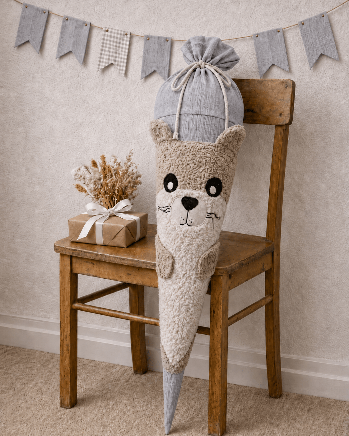 Schultüte Otter aus Teddyfell mit Kissenfunktion - Schultüte - Räuberkinder 6