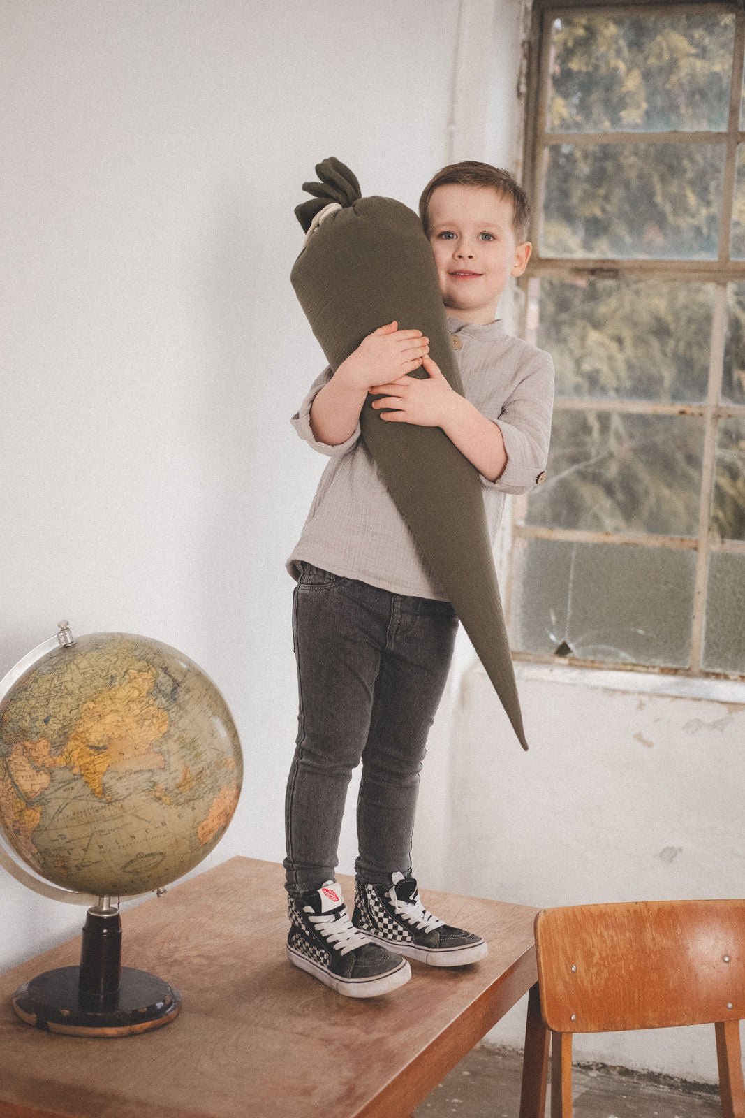 Schultüte aus Musselin - Räuberkinder