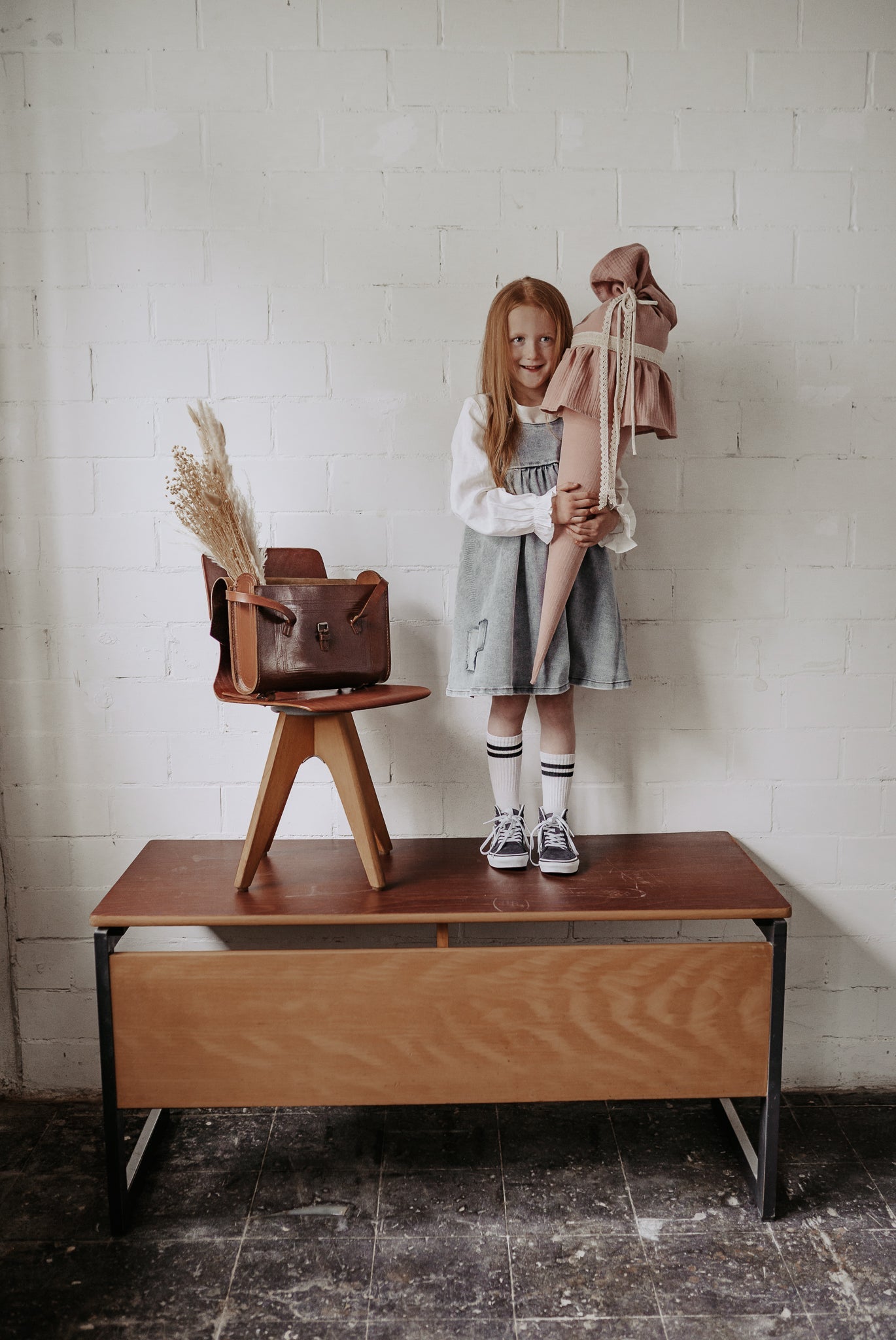 Schultüte Boho Altrosa - Räuberkinder