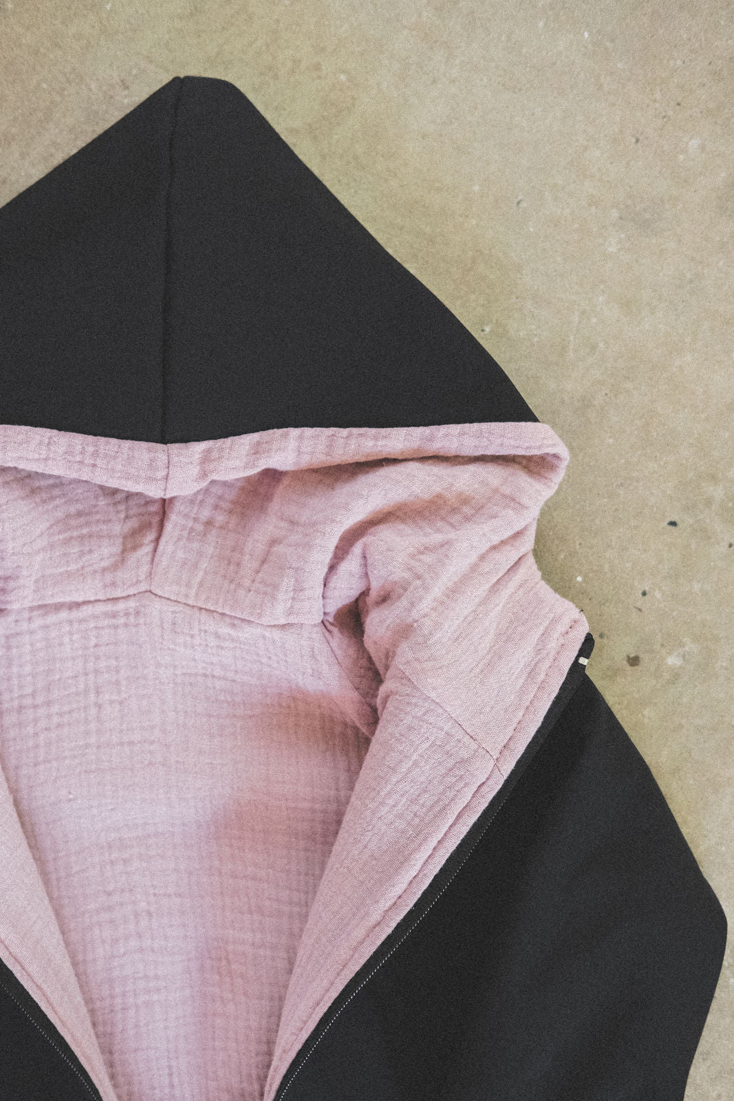 Softshell - Overall Anthrazit / Musselin Rosa - Räuberkinder