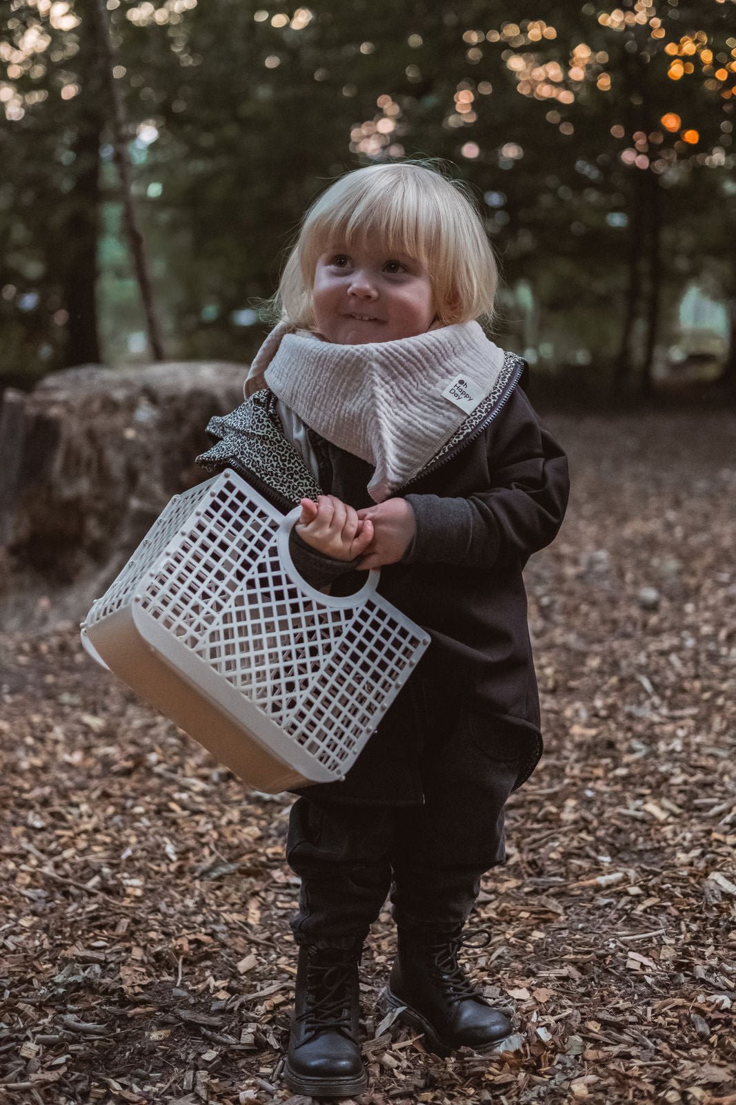 Softshelljacke Anthrazit / Leoprint - Räuberkinder