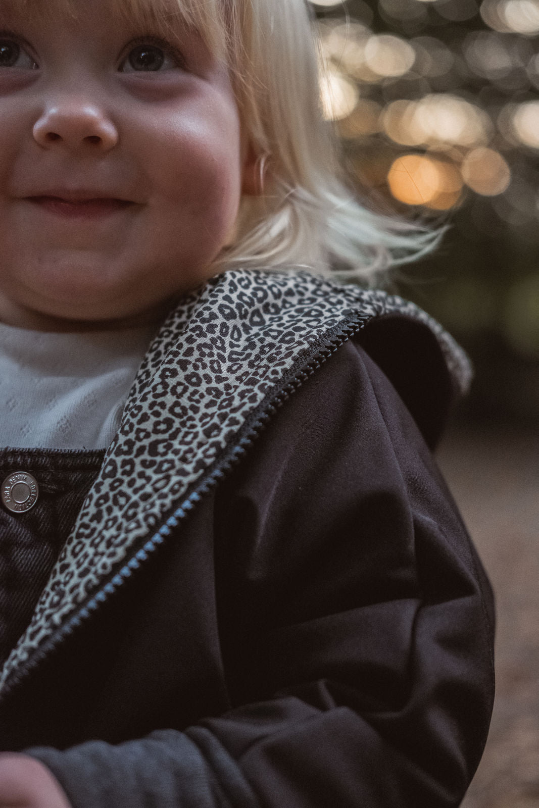 Softshelljacke Anthrazit / Leoprint - Räuberkinder