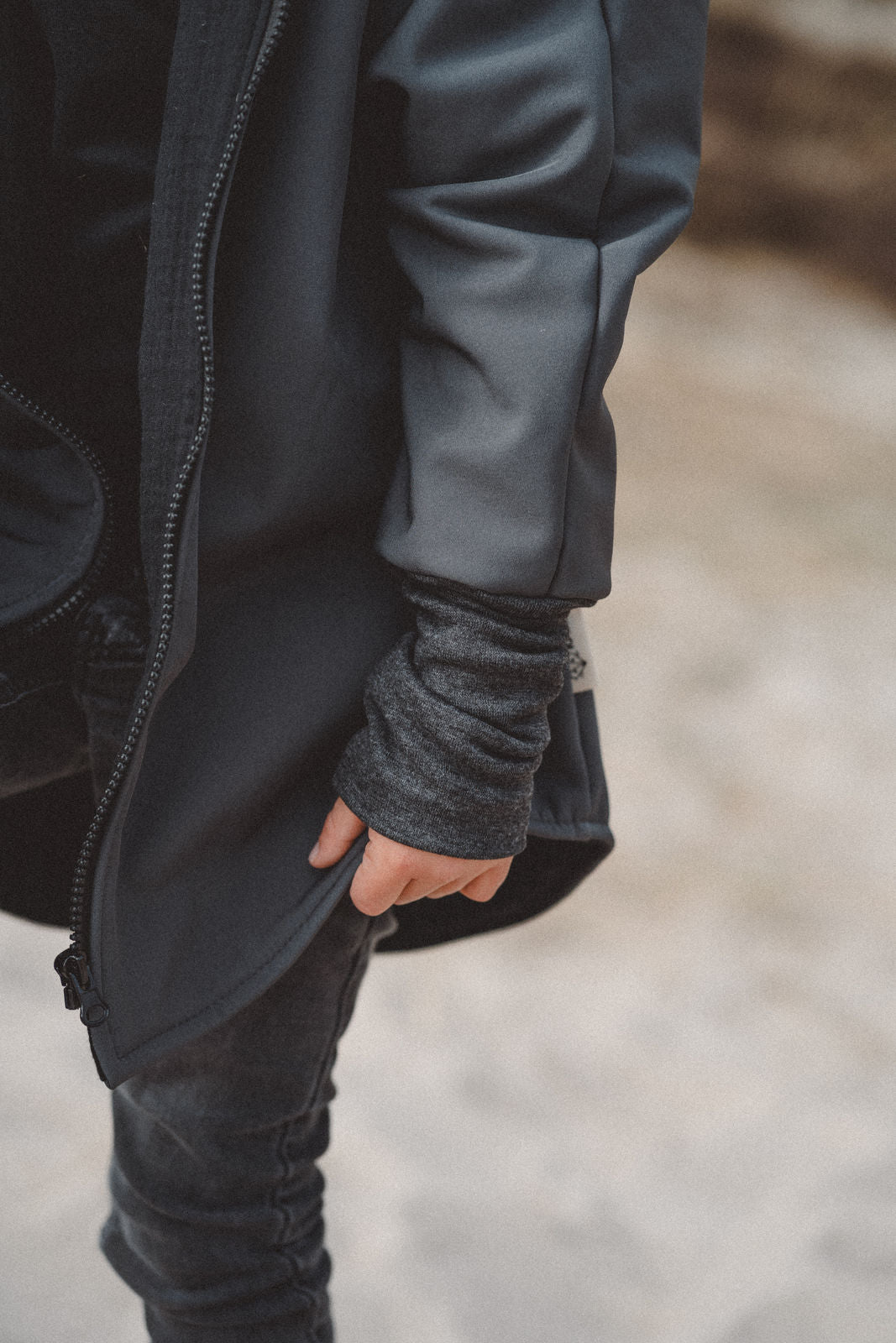 Softshelljacke eisiger Wolf - Räuberkinder