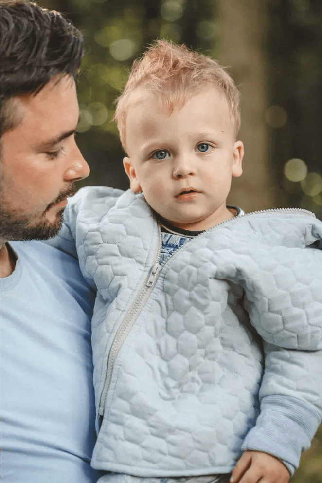 Steppjacke Kinder aus Baumwolle in Mint - Jacke - Räuberkinder 1