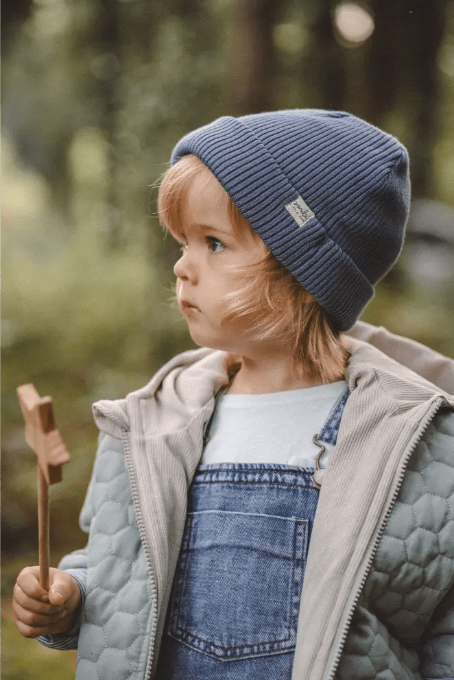Steppjacke Kinder aus Baumwolle in Mint / Sand - Jacke - Räuberkinder 2