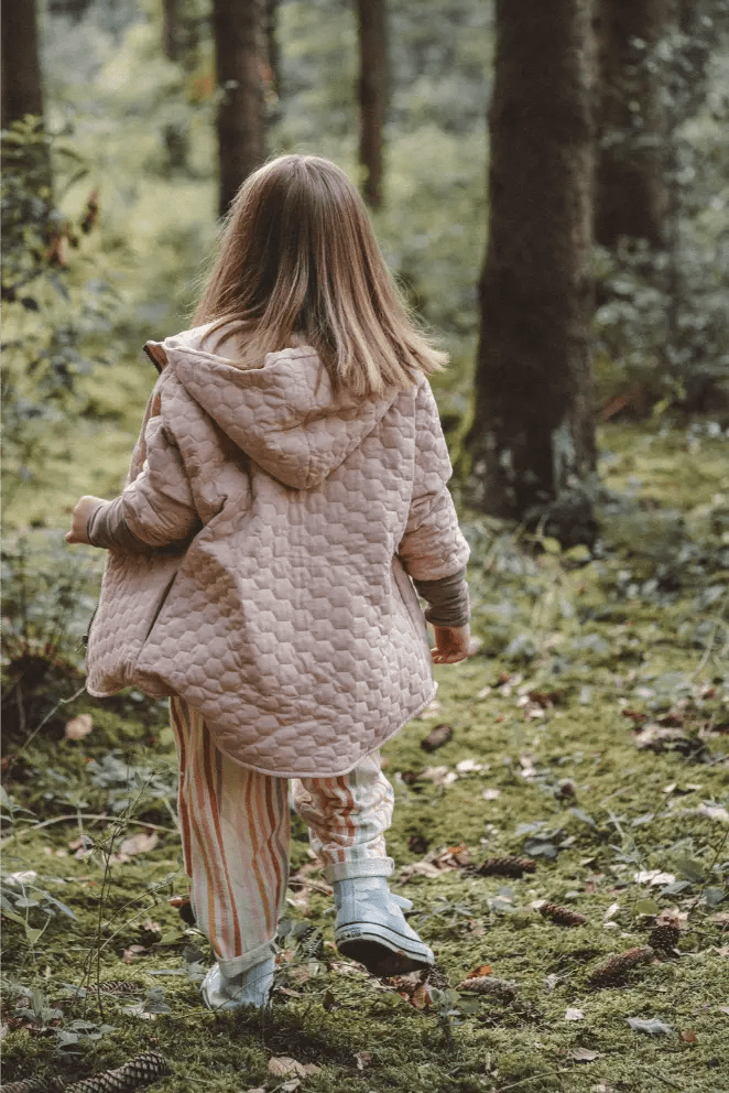 Steppjacke Kinder aus Baumwolle Rosa - Jacke - Räuberkinder 1
