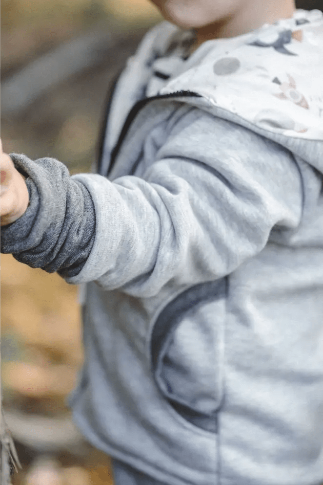 Sweatjacke Kletterkind Grau Rakete - Räuberkinder 4