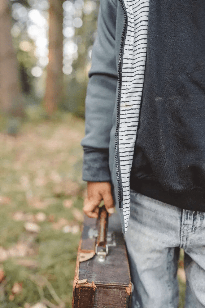 Sweatjacke Klettermax Olive Streifenhörnchen - Räuberkinder 5