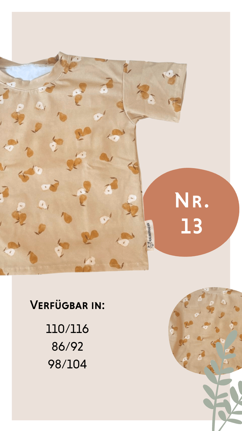 T-Shirt Birne (Nr.13) - Räuberkinder