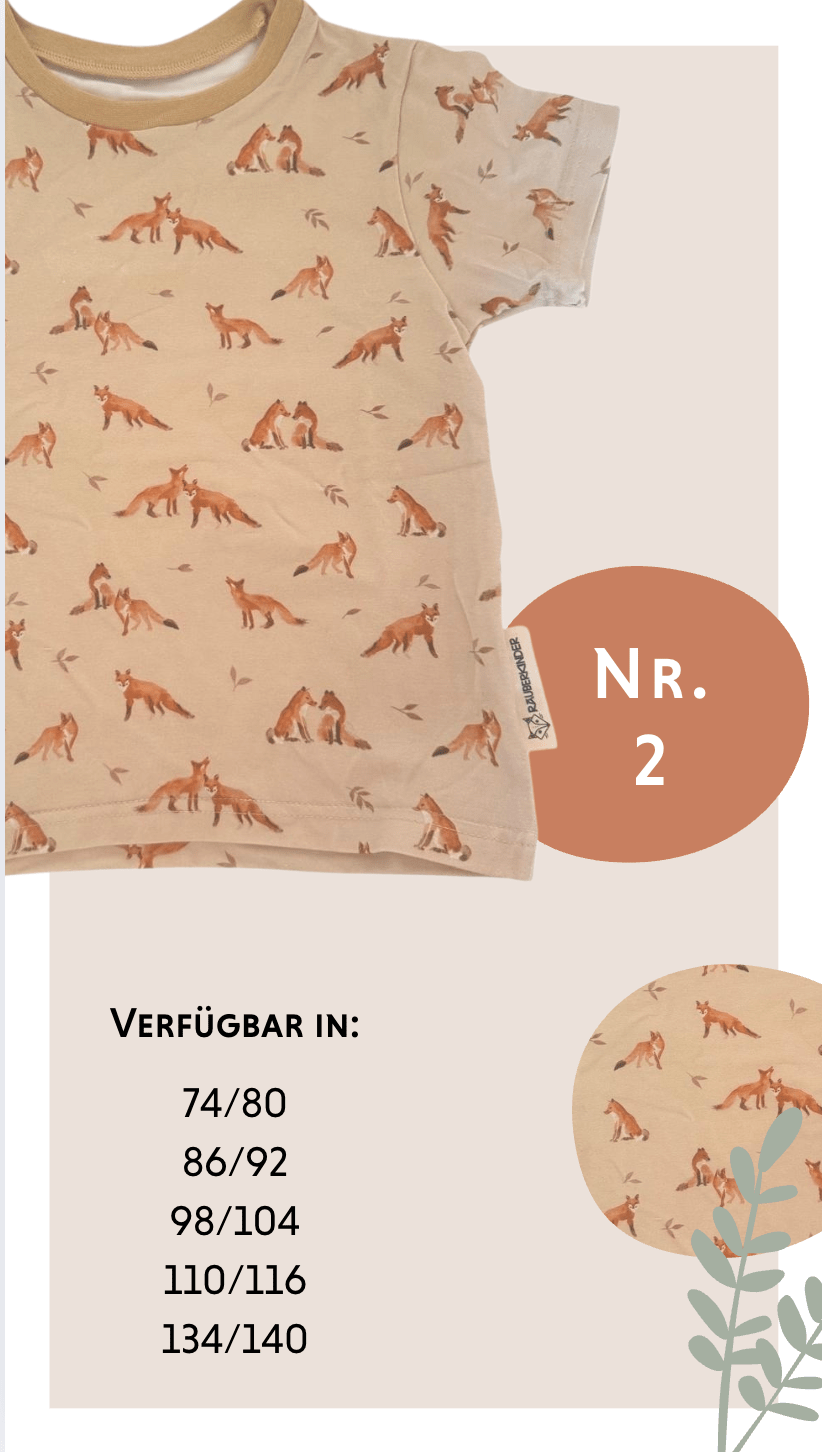 T-Shirt Fuchsverliebt (Nr.2) - Räuberkinder