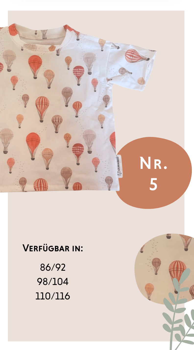 T-Shirt Heißluftballon (Nr. 5) - Räuberkinder