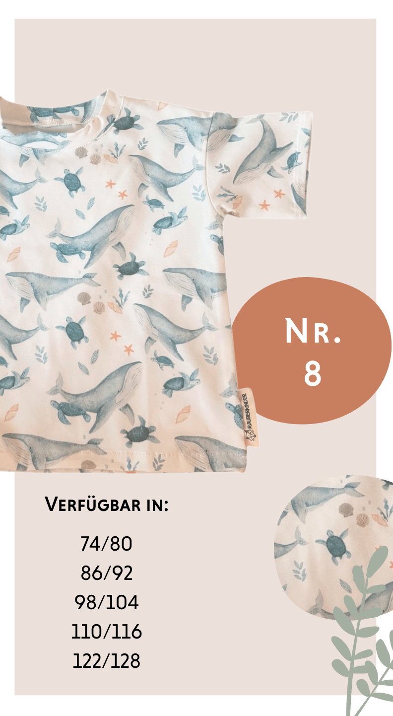 T-Shirt Meerestiere (Nr.8) - Räuberkinder