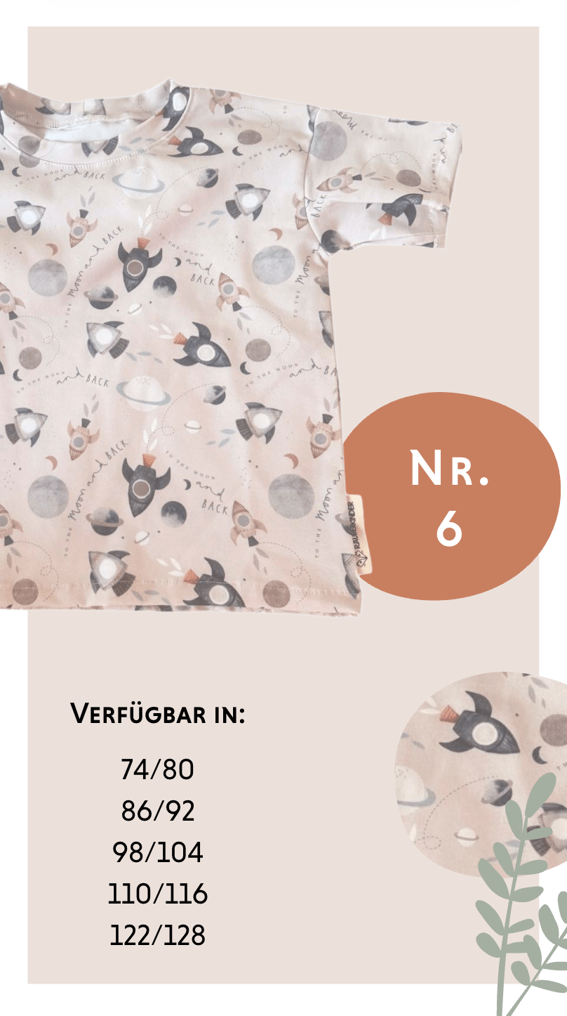 T-Shirt Rakete (Nr. 6) - Räuberkinder