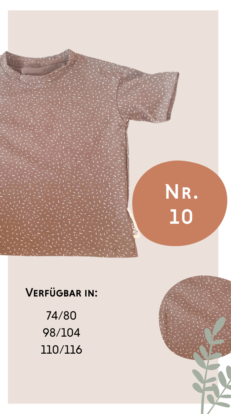 T-Shirt Taupe Sprinkles (Nr.10) - Räuberkinder