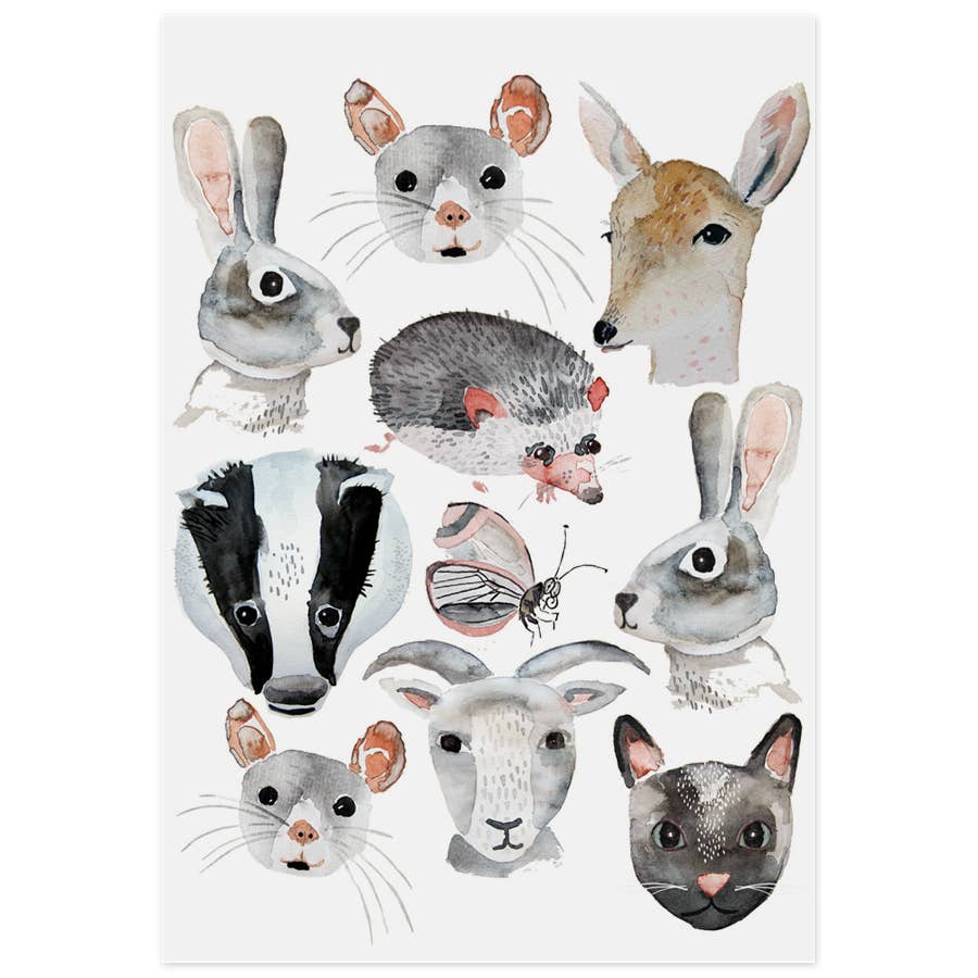 Tattoo Tierfreunde - Räuberkinder