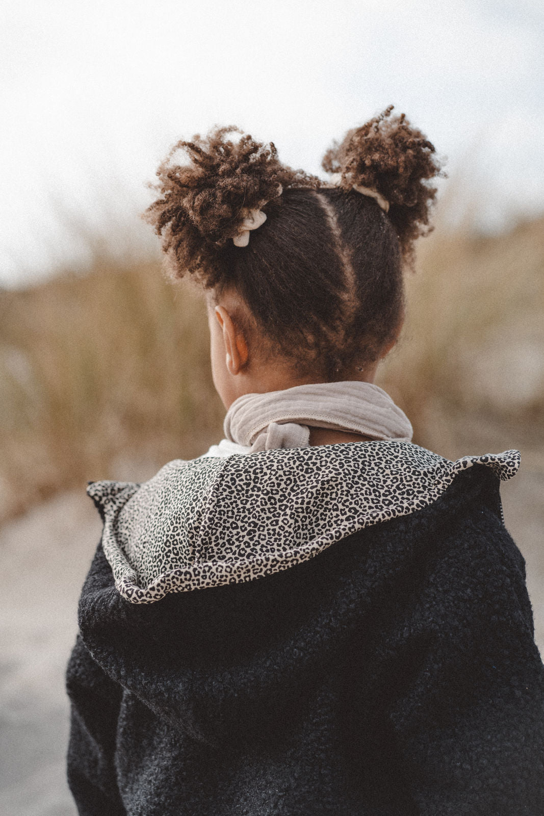 Teddyjacke aus Bouclé - Schwarz / Leo Sand - Räuberkinder
