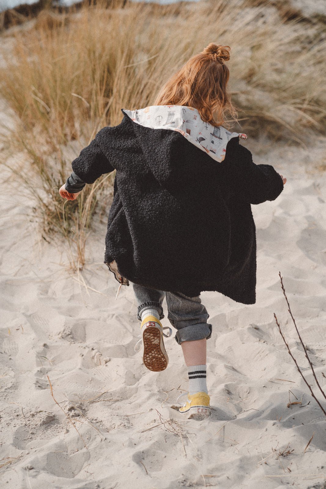 Teddyjacke aus Bouclé - Schwarz / Moin - Räuberkinder