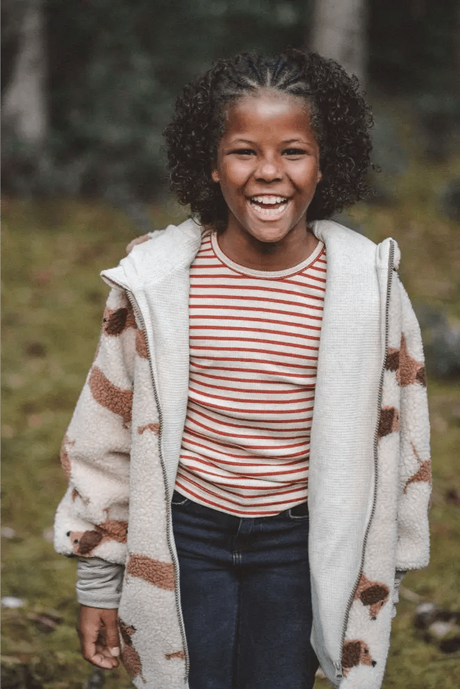 Teddyjacke Kinder Dackel - Räuberkinder 1