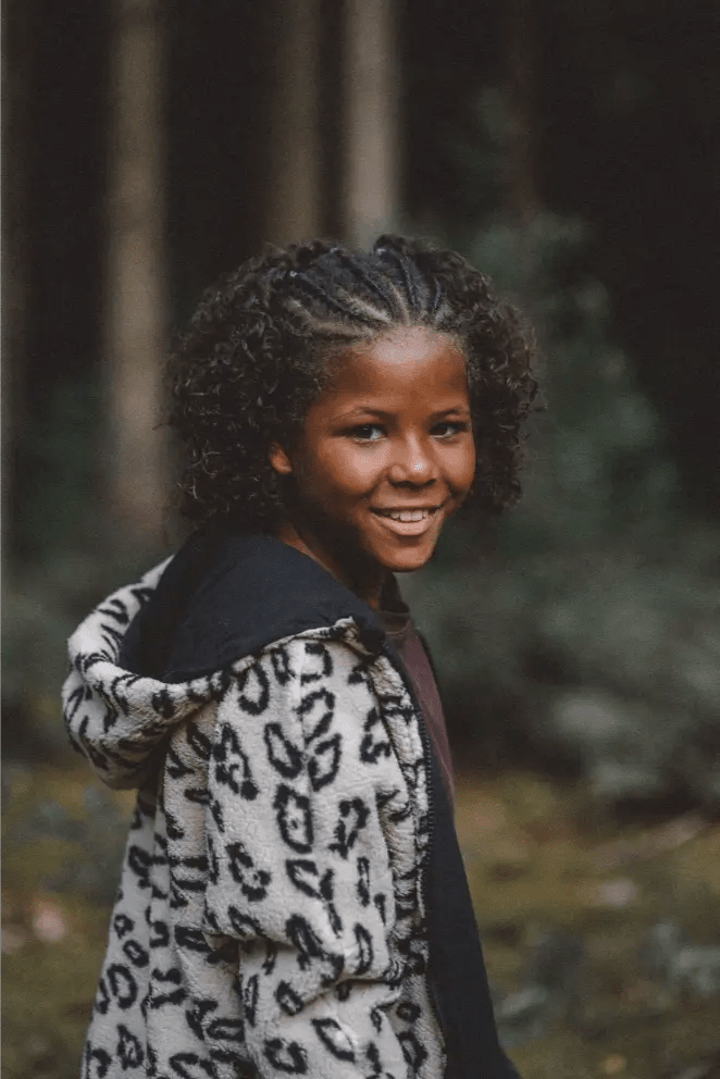 Teddyjacke Leoprint für Kinder - Jacke - Räuberkinder 2