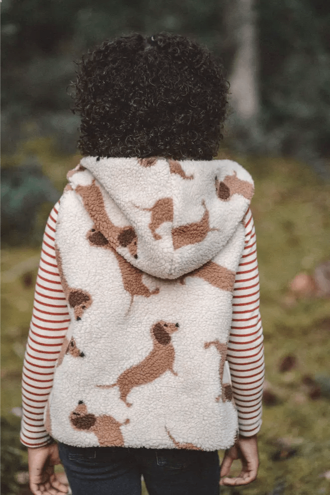 Teddyweste Kinder Dackel - Räuberkinder 1