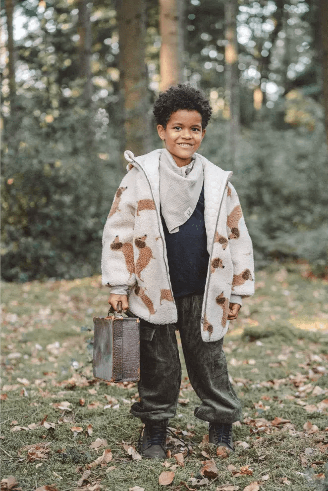 Wendejacke / Teddyjacke Kinder Dackel - Räuberkinder 1
